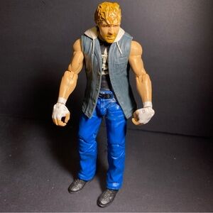 2011 WWE Dean Ambrose Wrestling Action Figure Mattel 7" WWF Elite With Jacket